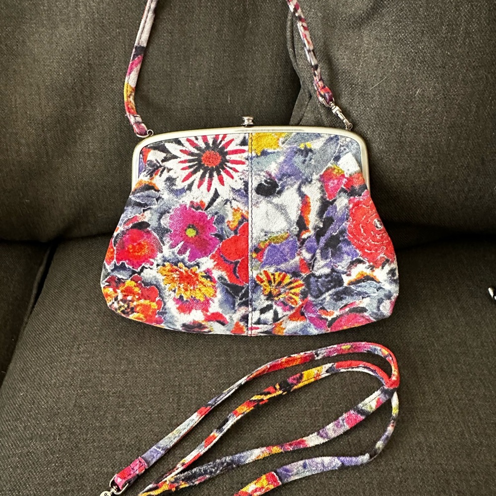 HOBO Lana Wristlet and Crossbody in Poppy Floral